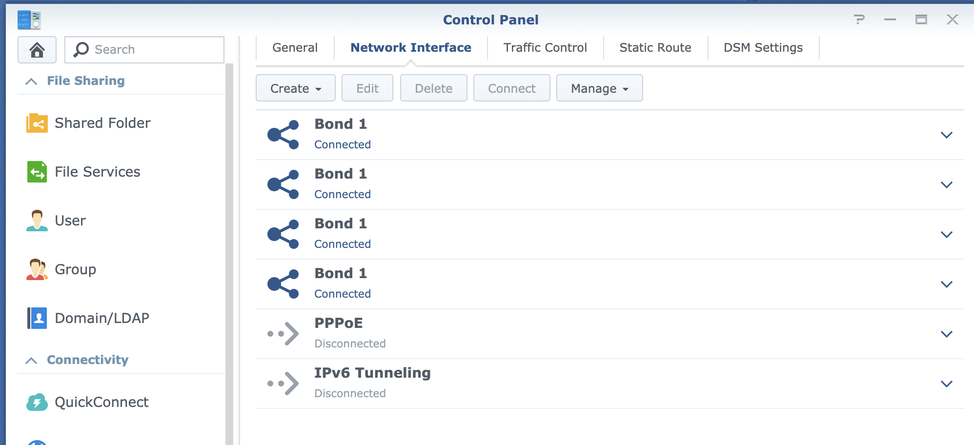 Multiple vlans on Synology LACP Bond